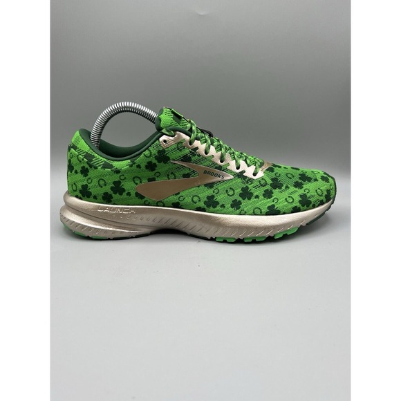 BROOKS Launch 6 Women's Size 9 B 120285 Lucky St Patrick's Day Print - Picture 10 of 14
